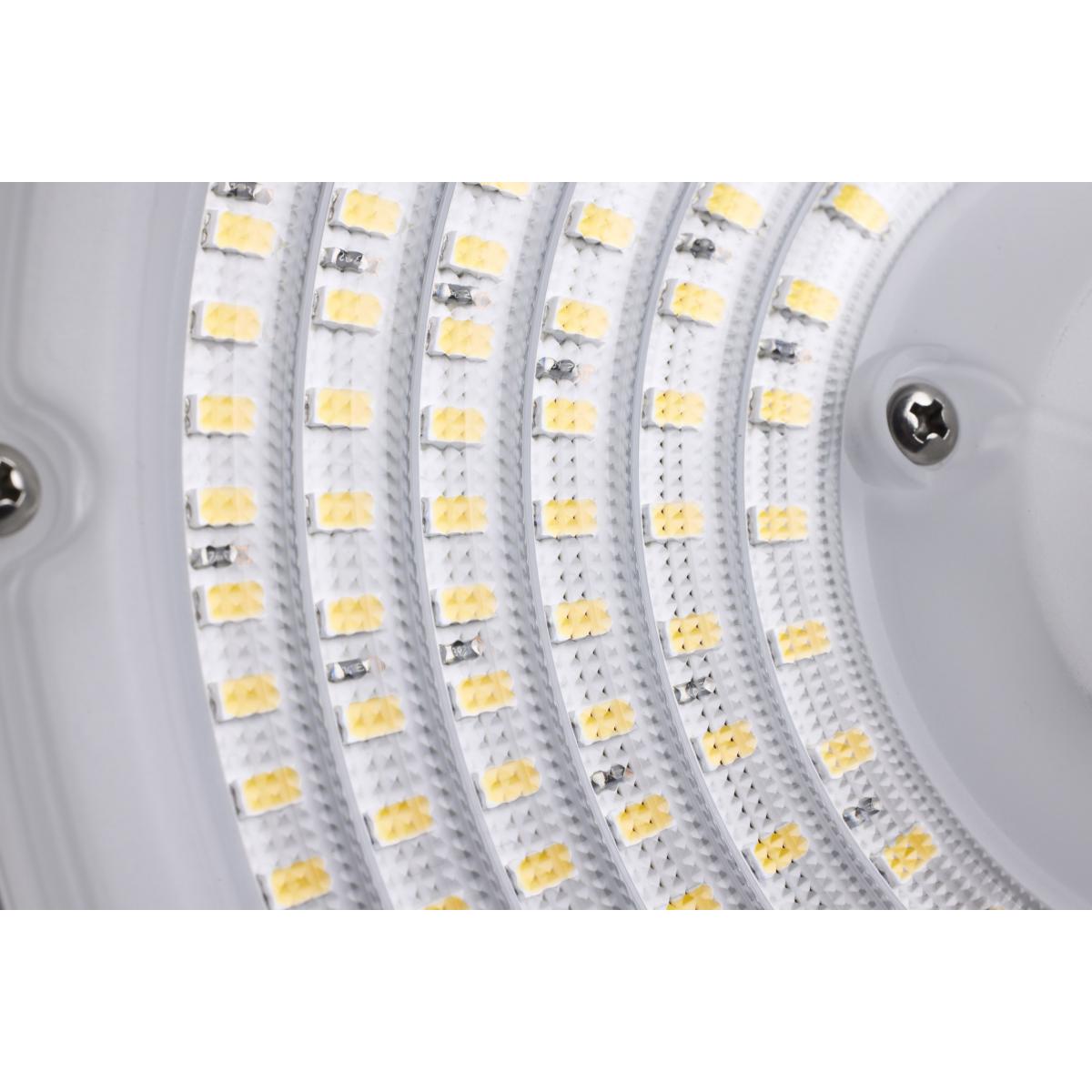 LED UFO High Bay Light, Selectable Watt 150W/120W/100W and CCT 4000K/5000K, 23,100 Lumens, 120-277 VAC - Lumens Depot