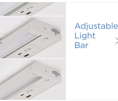 10 in. Adjustable Lens Under-Cabinet Light - Lumens Depot