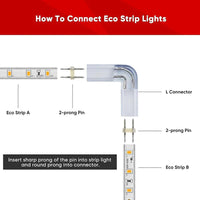 Connector Kit for 110V 11.5x7.5mm ECO LED Strip Lights