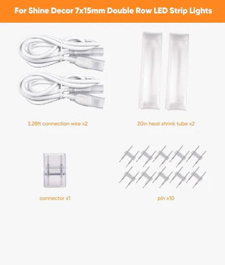 ProSelect 110V LED Strip Light Connector Kit (6x10mm) - Lumens Depot