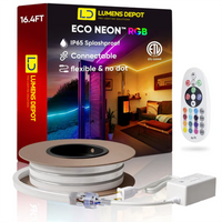 110V 10x20mm RGB Neon Light Connector Pack - Eco RGB Neon