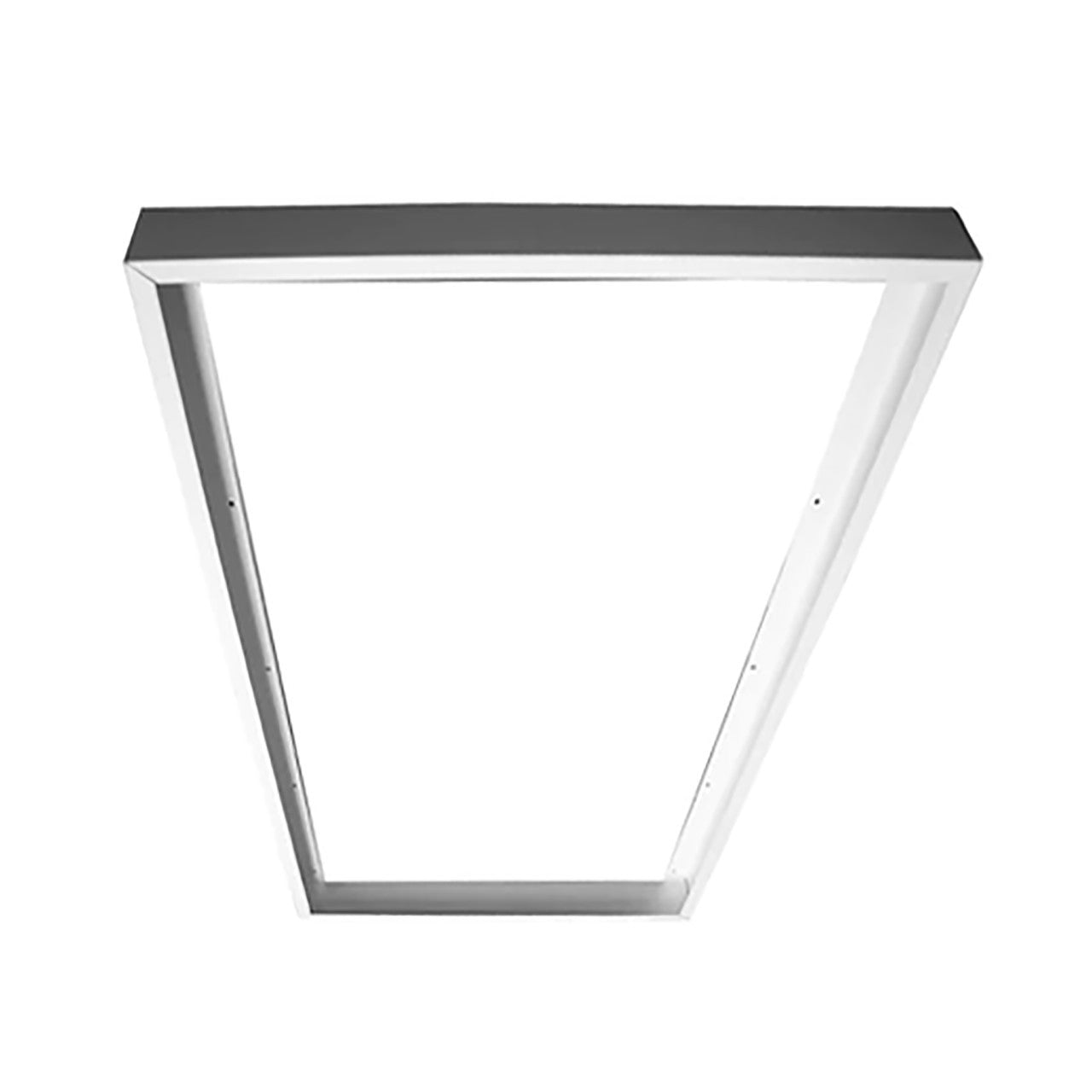 2x4 Surface Mount Kit for LED Flat Panel Light, Aluminum Ceiling Frame (24x48x3.13 inches) for Edge-Lit & Backlit Panels - Lumens Depot