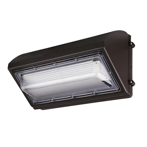 LED Wall Pack – Adjustable 150W-180W-200W - 19,500-26,000 Lumens - 5000K Daylight - Built-in Photocell - IP65 Waterproof - 100-277V - UL & DLC Listed - Bronze Housing - Lumens Depot