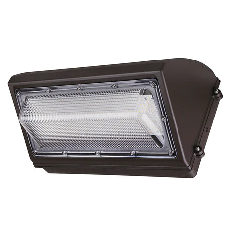 LED Wall Pack – Adjustable 150W-180W-200W - 19,500-26,000 Lumens - 5000K Daylight - Built-in Photocell - IP65 Waterproof - 100-277V - UL & DLC Listed - Bronze Housing - Lumens Depot