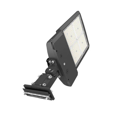 200W/240W/300W Wattage Adjustable LED Area Light - - Black Housing & Universal Bracket for Outdoor & Commercial Use - Lumens Depot
