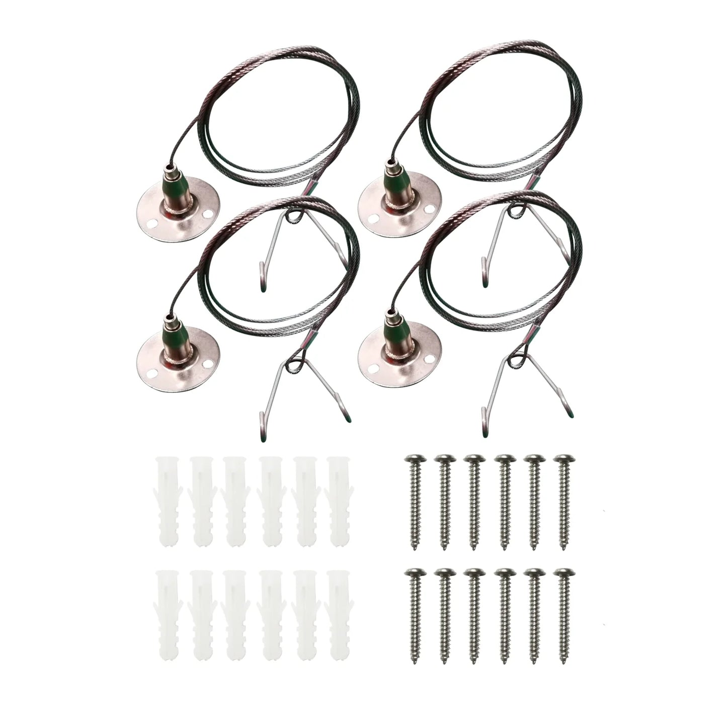 1M Suspension Wire Kit – 2pcs -Hanging Kit for LED High Bay & Linear Fixtures - Lumens Depot