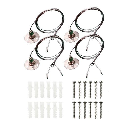1M Suspension Wire Kit – 2pcs -Hanging Kit for LED High Bay & Linear Fixtures - Lumens Depot
