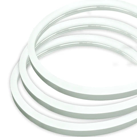 LED Neon Rope Light – 50FT - 144W - 24V DC - Ultra-Bright White - UL Listed - Flexible & Cuttable - Lumens Depot