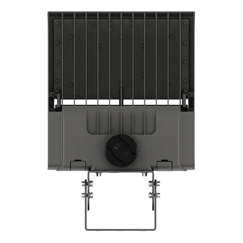 4th Gen Premium LED Area Light - 150W - Grey Housing - Yoke Mount for Outdoor & Commercial Applications - Lumens Depot