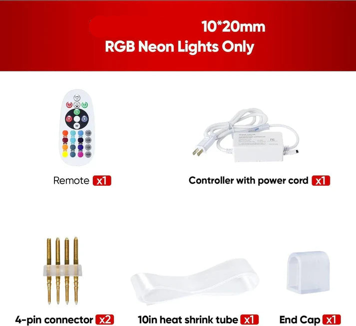 Extra Controller Pack for 110V 10x20mm RGB Eco Neon Light - Lumens Depot