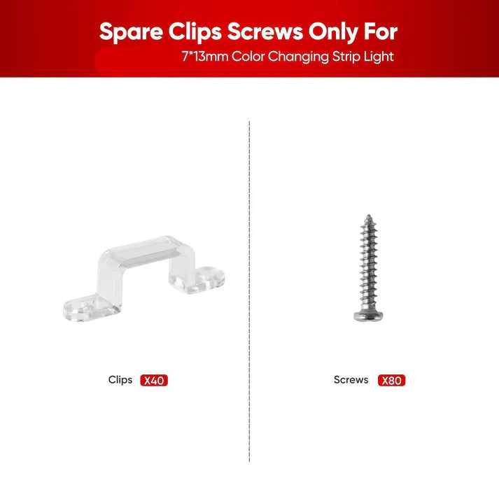 Premium Mounting Pack for 110V Eco, CCT & RGB LED Strips - Lumens Depot