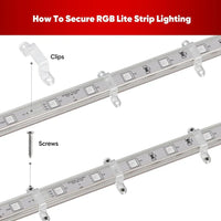 Premium Mounting Pack for 110V Eco, CCT & RGB LED Strips