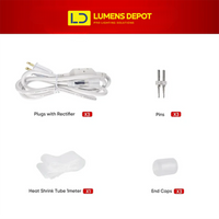 110V Candy Cane LED Rope Light & Patriotic Rope Light – Extension and Connection Solution
