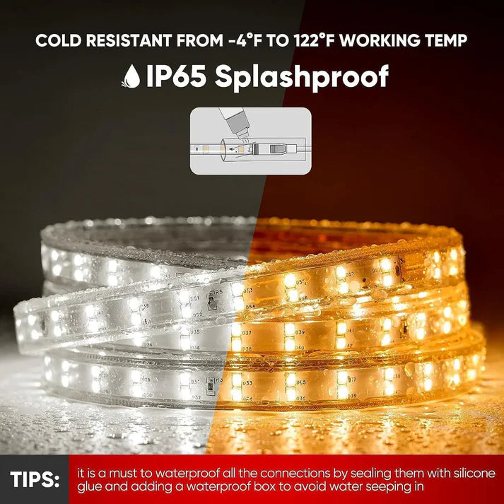 110V Extra Power Cord Pack for 7x17mm Double Row Plus LED Strip