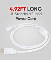 Extra 5ft Power Cord for 110V Led Neon Rope Light Super Bright