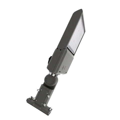 4th Gen Premium LED Area Light - 150W - Grey Housing - Universal Bracket for Outdoor & Commercial Applications - Lumens Depot