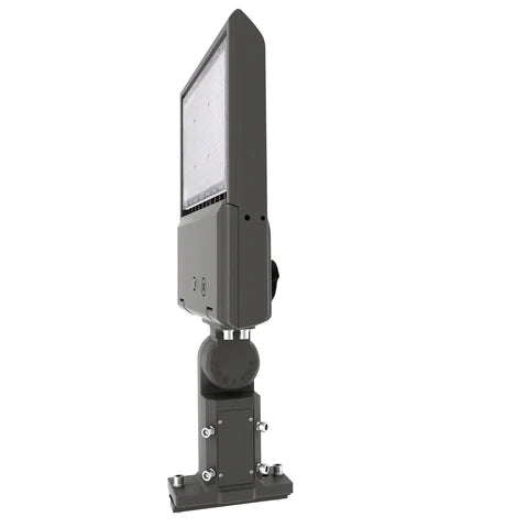 4th Gen Premium LED Area Light - 150W - Grey Housing - Universal Bracket for Outdoor & Commercial Applications - Lumens Depot