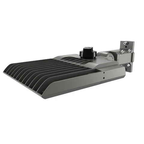 4th Gen Premium LED Area Light - 150W - Grey Housing - Universal Bracket for Outdoor & Commercial Applications - Lumens Depot