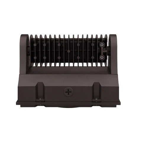 LED Rotatable Wall Pack – Adjustable 30W-40W-60W - 3,900-7,800 Lumens - 5000K Daylight - 100-277V - IP65 Waterproof - UL & DLC Listed - Bronze Housing - Lumens Depot