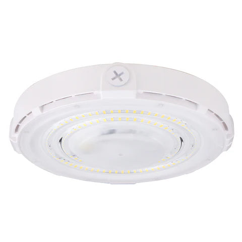 LED Parking Garage Light - 60W - 6,900 Lumens - 5000K Daylight - IP65 Waterproof - DOB Technology - UL Listed - 120-277V - White Housing - Lumens Depot