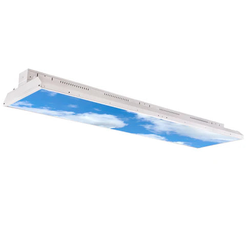 LED Cloud Linear High Bay, 4ft, 320W, CCT 6500K, 25,000 Lumens, 120-277 VAC - Lumens Depot