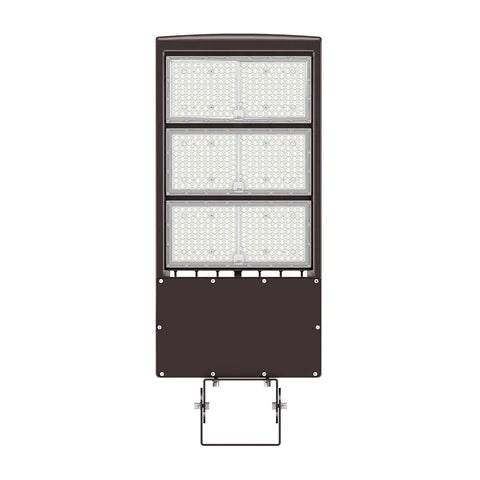 2nd Gen High-Power LED Area Light - 450W - Bronze Housing - Yoke Mount for Outdoor & Commercial Applications - Lumens Depot