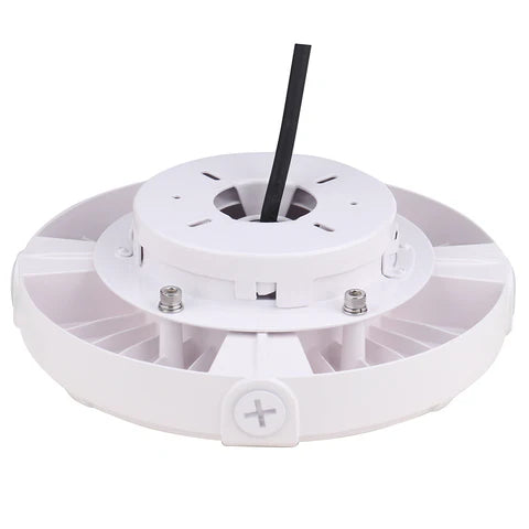LED Parking Garage Light - 60W - 6,900 Lumens - 5000K Daylight - IP65 Waterproof - DOB Technology - UL Listed - 120-277V - White Housing - Lumens Depot