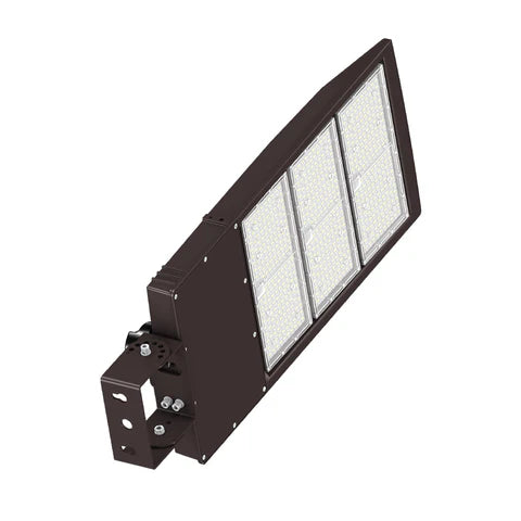 2nd Gen High-Power LED Area Light - 450W - Bronze Housing - Yoke Mount for Outdoor & Commercial Applications - Lumens Depot