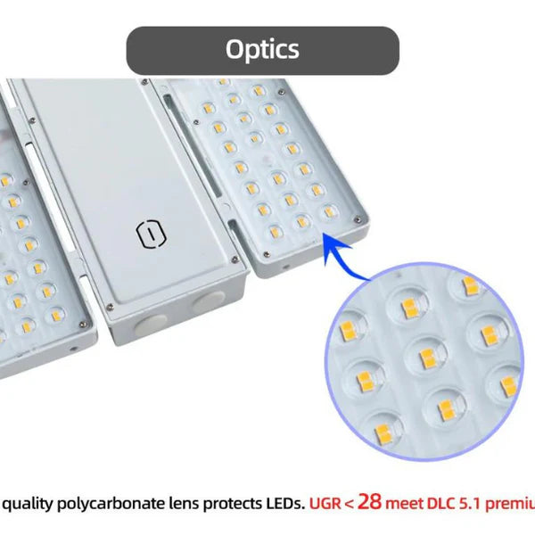 LED Linear High Bay Light, 1.7ft, 240W/270W/310W, CCT 4000K/5000K, 46,500 Lumens, 277-480 VAC - Lumens Depot