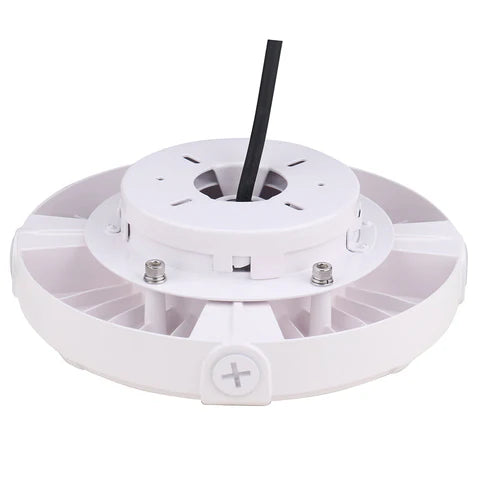 LED Parking Garage Light - 90W - 10,350 Lumens - 5000K Daylight - IP65 Waterproof - DOB Technology - UL Listed - 120-277V - White Housing - Lumens Depot