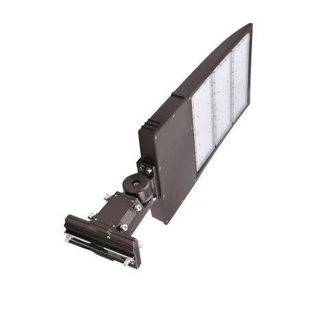 2nd Gen High-Power LED Area Light - 450W - Bronze Housing - Universal Bracket for Outdoor & Commercial Applications - Lumens Depot