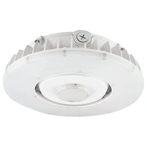 LED Parking Garage Light - 75W - 8,876-10,485 Lumens - CCT Adjustable 3000K-4000K-5000K - IP65 Waterproof - UL & DLC Listed - 100-277V - White Housing - Lumens Depot