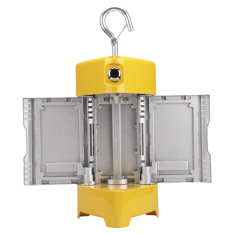 LED Portable Work Light - Adjustable 60W/80W/100W - 14500 Lumens - 5000K - 120V - IP65 - UL & DLC Listed - Lumens Depot