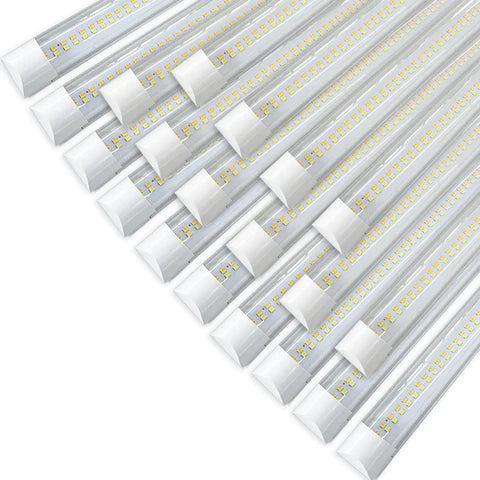 LED Shop Light - Linkable(Clear Lens), 4ft, Selectable 18W/20W/22W/25W/28W/30W and CCT 3000K-6500K, 4200 Lumens - Lumens Depot