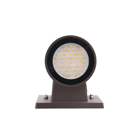 30W LED Up & Down Wall Sconce – 3,360 Lumens – CCT Adjustable (3000K/4000K/5000K) – 120-277V – Bronze Housing – IP65 Waterproof – UL Listed - Lumens Depot