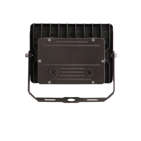 2nd Gen 80W LED Flood Light – U-Shaped Bracket - Bronze Housing – High Lumen Outdoor Security & Area Lighting - Lumens Depot