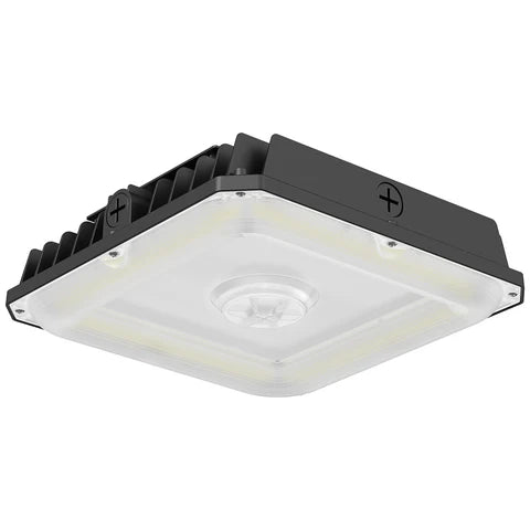LED Parking Garage Light - 40W/60W/75W Adjustable - 10,125 Lumens - CCT Selectable 3000K/4000K/5000K - IP65 Waterproof - UL & DLC Listed - 120-277V - Bronze Housing - Lumens Depot