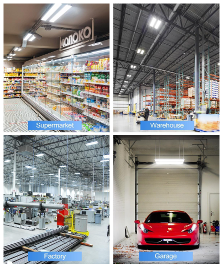 LED Linear High Bay Light, 1.6ft, 240W, CCT 5000K, 36,000 Lumens, 100-277 VAC - Lumens Depot