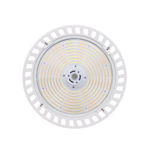 LED Round High Bay – 240W – 34,922 Lumens – Adjustable CCT 3000K/4000K/5000K – IP65 Waterproof – 100-277V – UL Listed - Lumens Depot