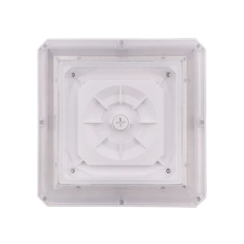 LED Parking Garage Light - 90W - 12,600 Lumens - CCT Adjustable 3000K-4000K-5000K - IP65 Waterproof - UL & DLC Listed - 100-277V - White Housing - Lumens Depot