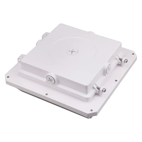 LED Parking Garage Light - 90W - 12,600 Lumens - CCT Adjustable 3000K-4000K-5000K - IP65 Waterproof - UL & DLC Listed - 100-277V - White Housing - Lumens Depot