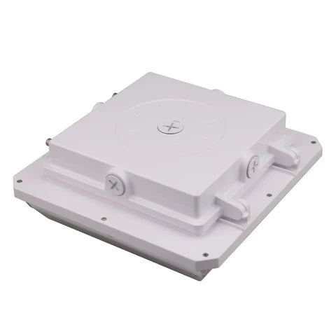 LED Parking Garage Light - 90W - 12,600 Lumens - CCT Adjustable 3000K-4000K-5000K - IP65 Waterproof - UL & DLC Listed - 100-277V - White Housing - Lumens Depot