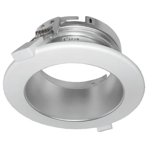 LED Recessed Downlight, 15 Watt, Up to 1662 Lumens, 3000K/4000K/5000K Adj CCT, 100-347 VAC, With 4in Trim, UL & ES Listed - Lumens Depot