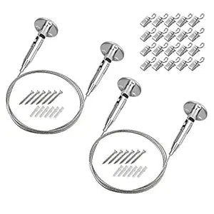 Suspended Mounting Kit (3FT) – 2pcs for VTL & VTW LED Fixtures - Clean Overhead Installation Solution