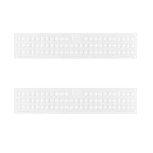 Large Milky Optical Lens (95°) for X-LHBC Linear High Bay - Light Diffuser Accessory for Wide Beam Spread - Lumens Depot