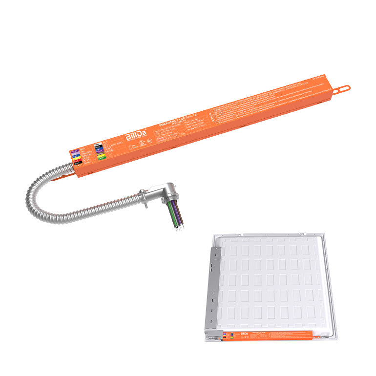 BillDa 8W Emergency LED Driver – Slim Low Profile - 170V DC Output for Troffers & Panels - Lumens Depot