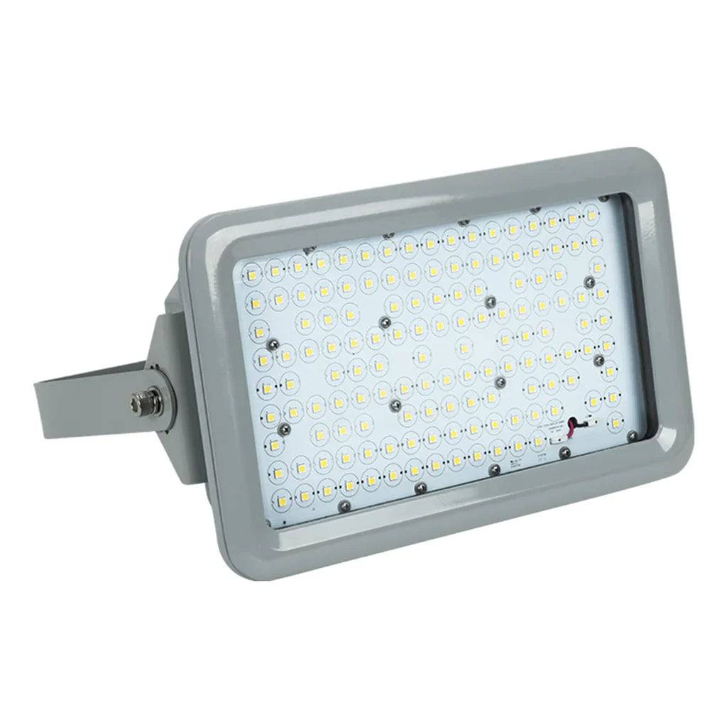 100W LED Explosion Proof Flood Light, A Series, 120°, AC100-277V, 5000K Non-Dimmable - 13500 LM - Lumens Depot