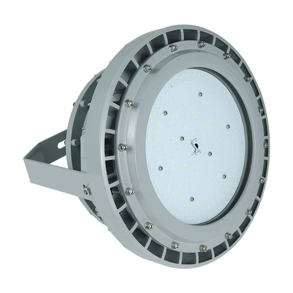 LED Explosion-Proof Light - 150 Watt LED Explosion Proof Round High Bay Light, C Series, 5000K- Non Dimmable, 20250LM, AC100-277V-IP66 - Lumens Depot
