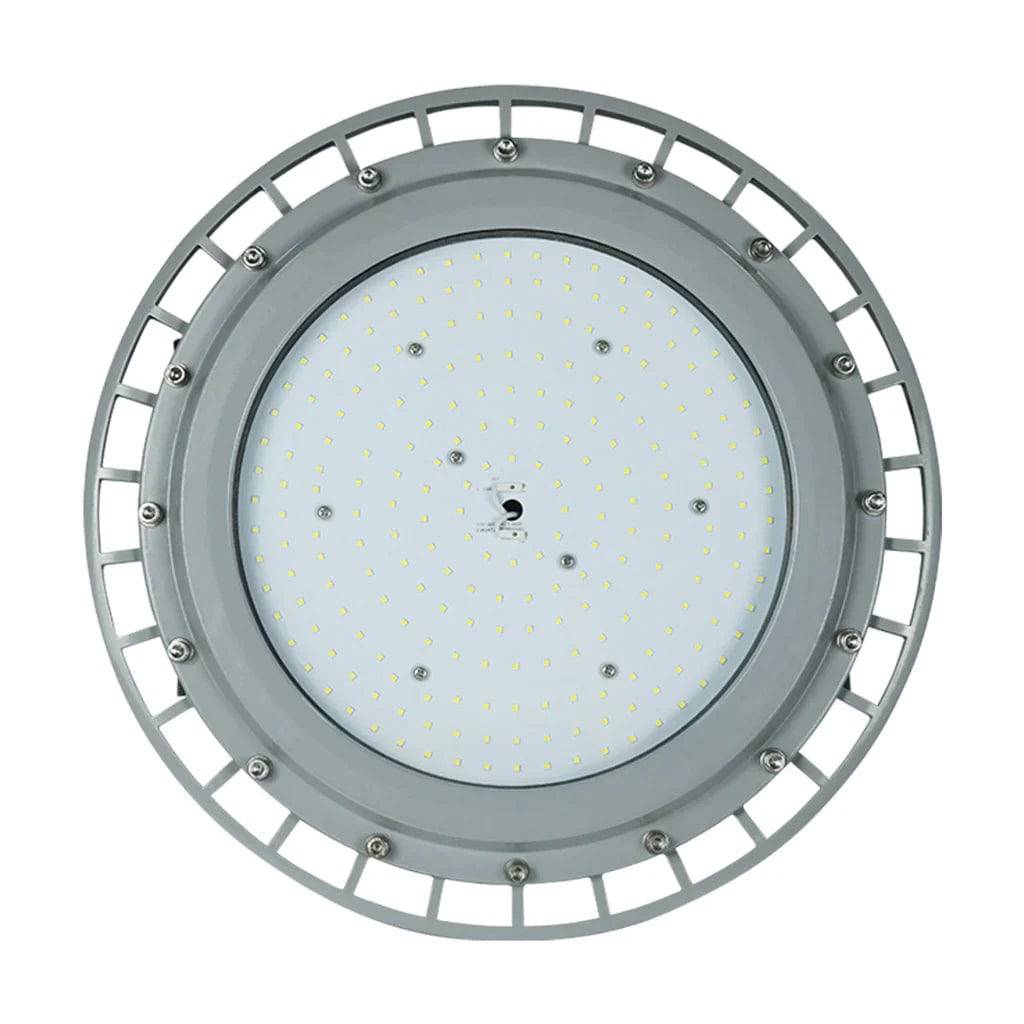 LED Explosion-Proof Light - 80 Watt LED Explosion Proof Round High Bay Light, C Series, 5000K- Non Dimmable, 10800LM, AC100-277V-IP66 - Lumens Depot
