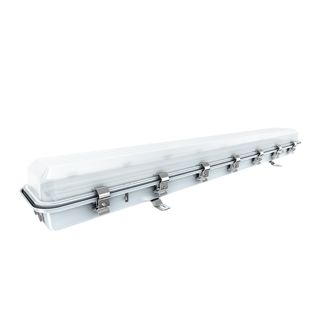 60W LED Explosion Proof Vapor Proof Light, R Series, 5000K Non Dimmable, 8400LM, IP66 - Lumens Depot